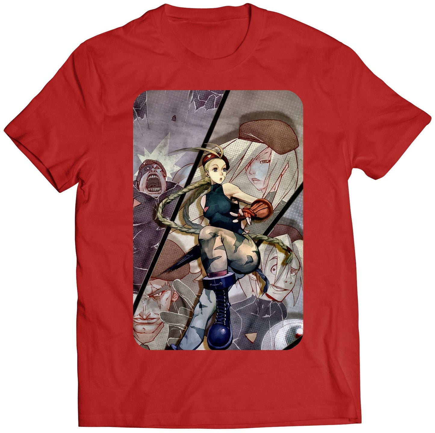 Cammy Family Street Fighter Premium Unisex T-shirt (Vectorized Design)