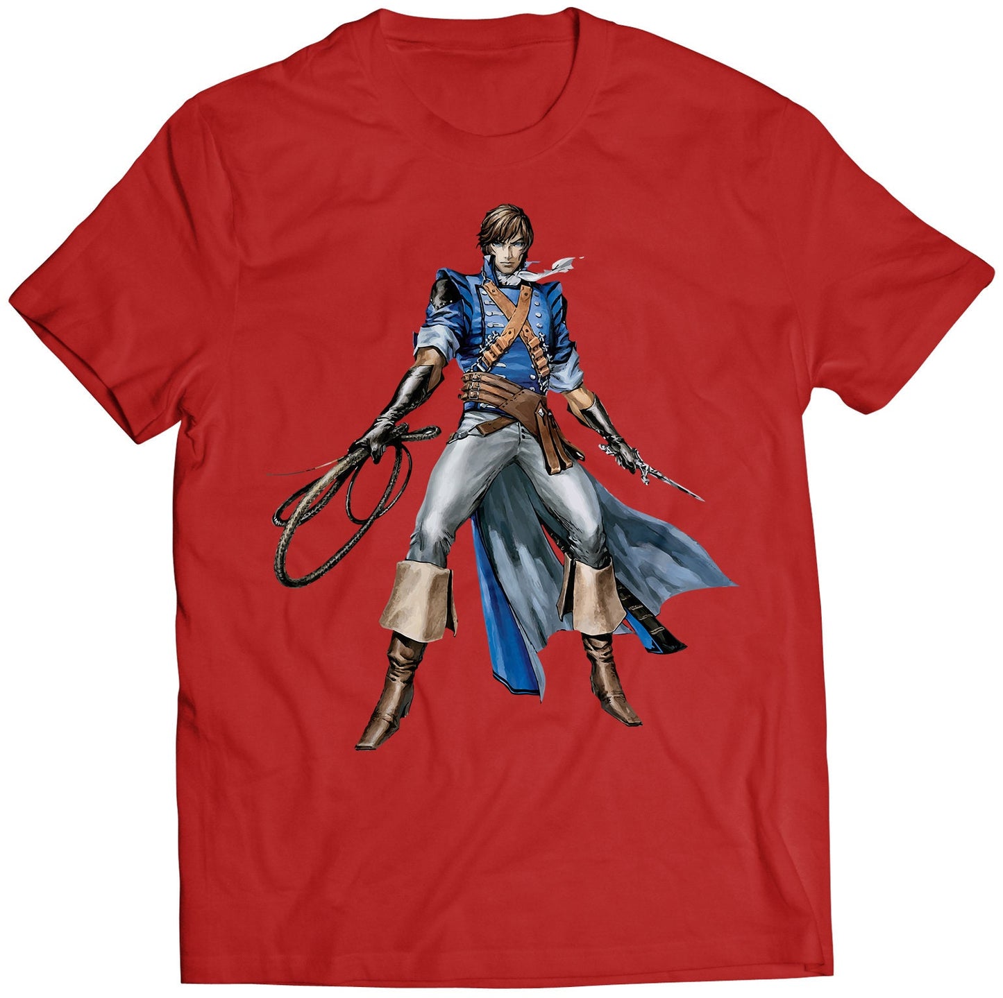 Richter Belmont V2 Castle Vania: The Dracula X Chronicles Premium Unisex T-shirt (Vectorized Design)