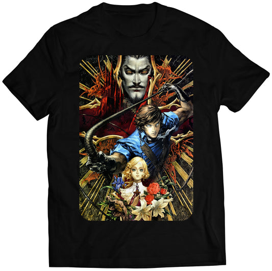 Castle Vania: The Dracula X Chronicles Cover V2 Premium Unisex T-shirt (Vectorized Design)