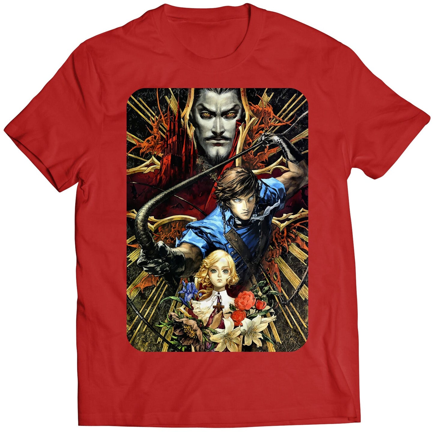 Castle Vania: The Dracula X Chronicles Cover V2 Premium Unisex T-shirt (Vectorized Design)