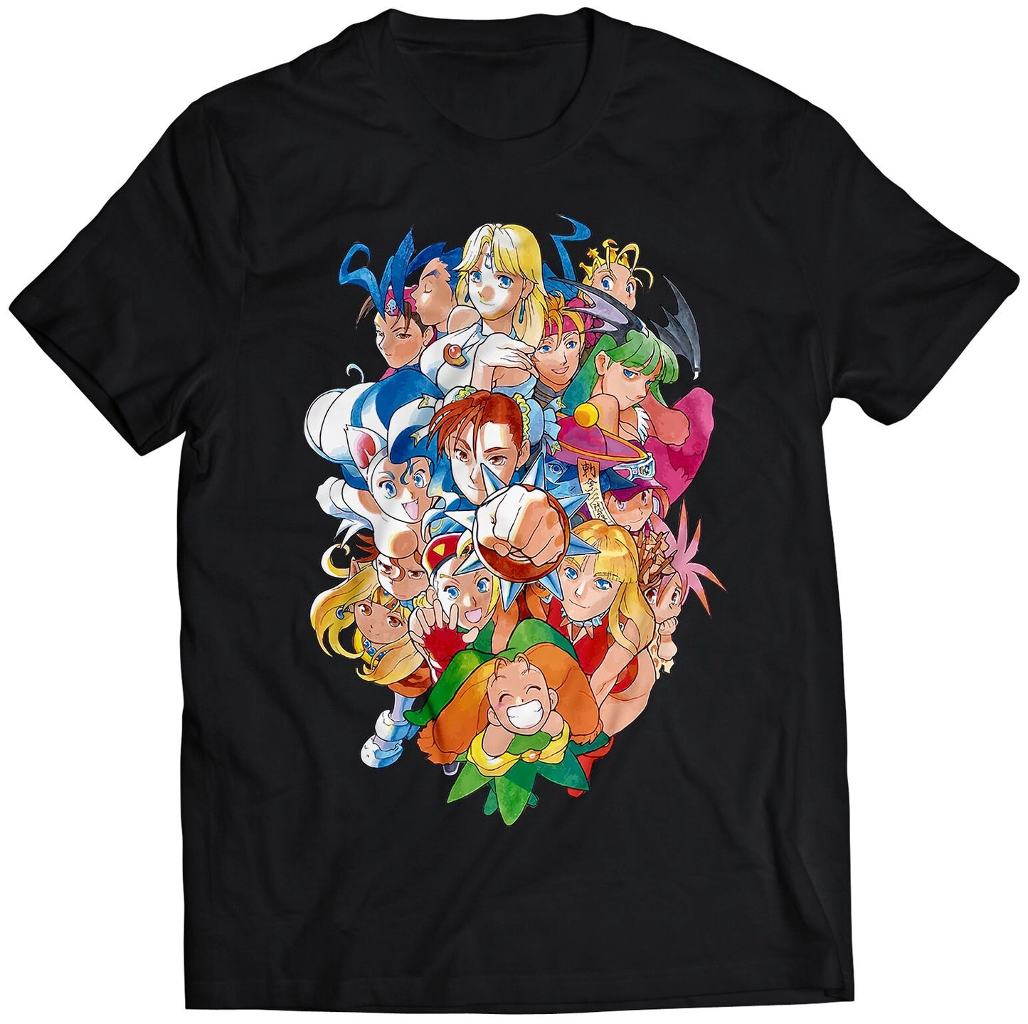 Daarkstalkers X Street Fighter Ladies Premium Unisex T-shirt (Vectorized Design)