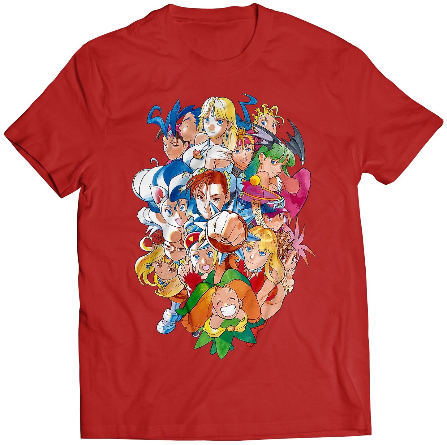 Daarkstalkers X Street Fighter Ladies Premium Unisex T-shirt (Vectorized Design)