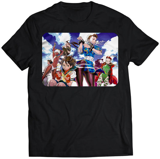 Capcom Girls Premium Unisex T-shirt (Vectorized Design)