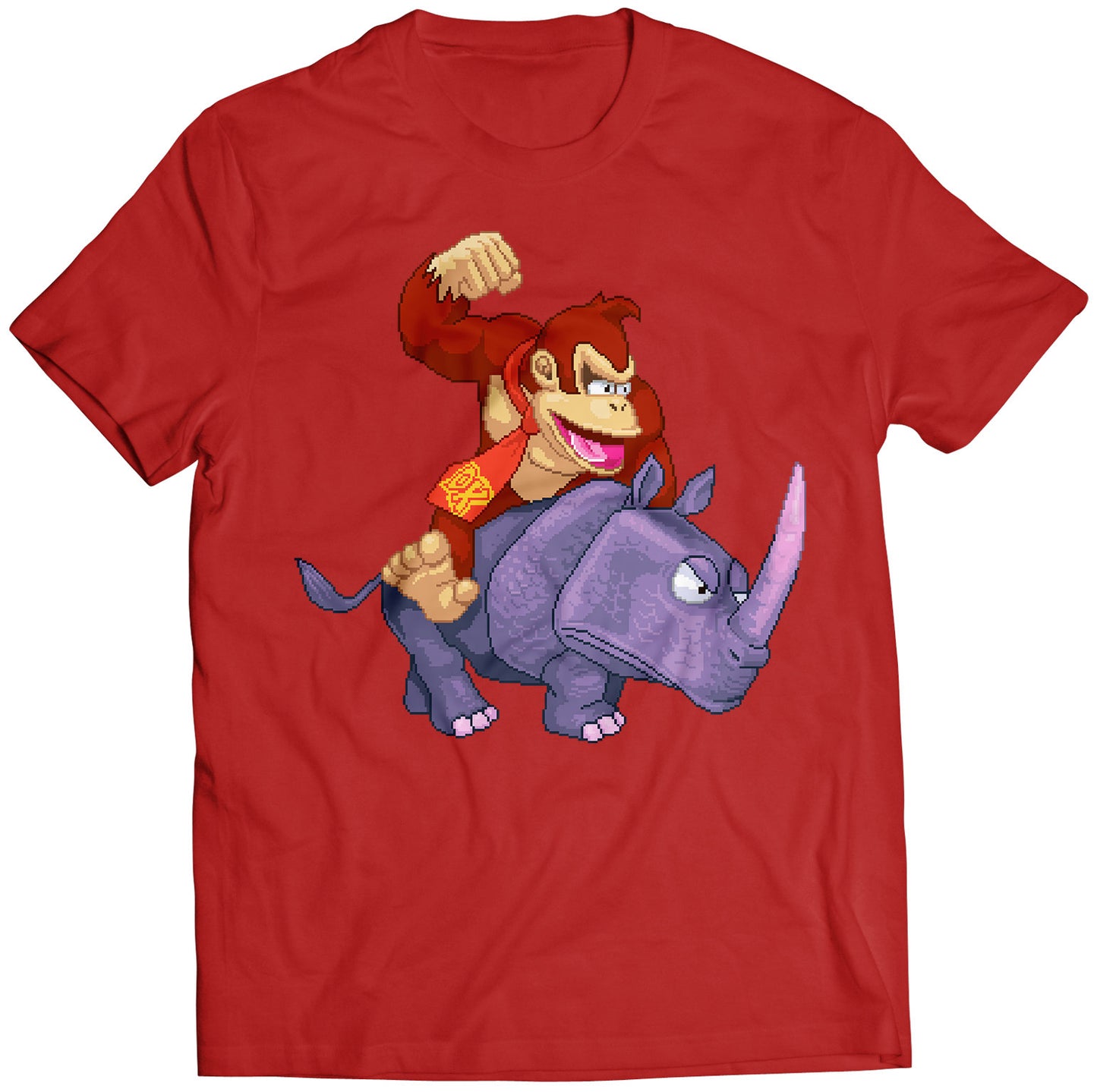 DK Riding Rambi Rhino Premium Unisex T-shirt.