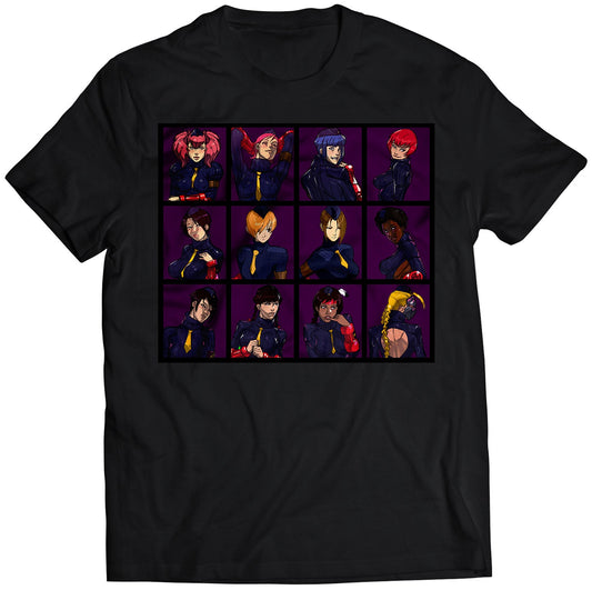 Shadaloo Dolls Portraits Premium Unisex T-shirt (Vectorized Design)