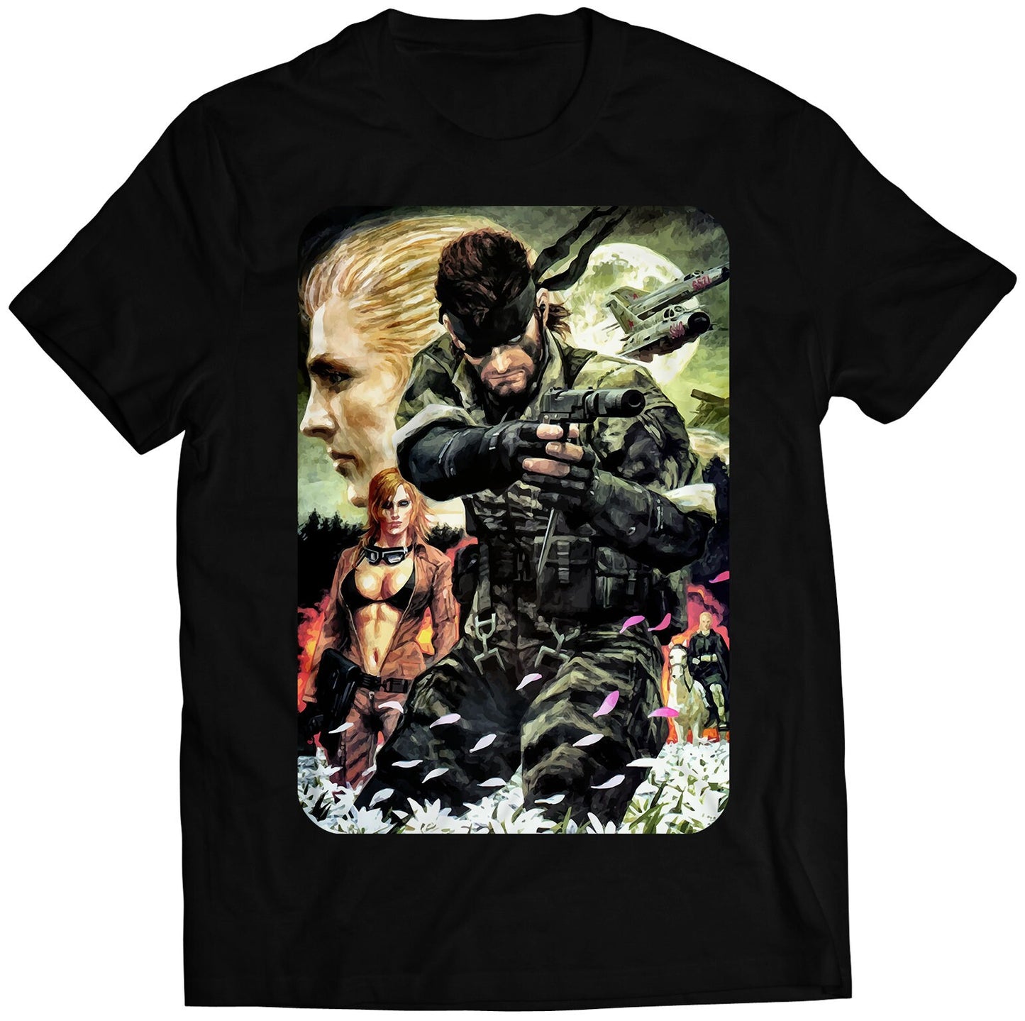 Big Boss & Eva MGS Snake Eater Premium Unisex T-shirt (Vectorized Design)