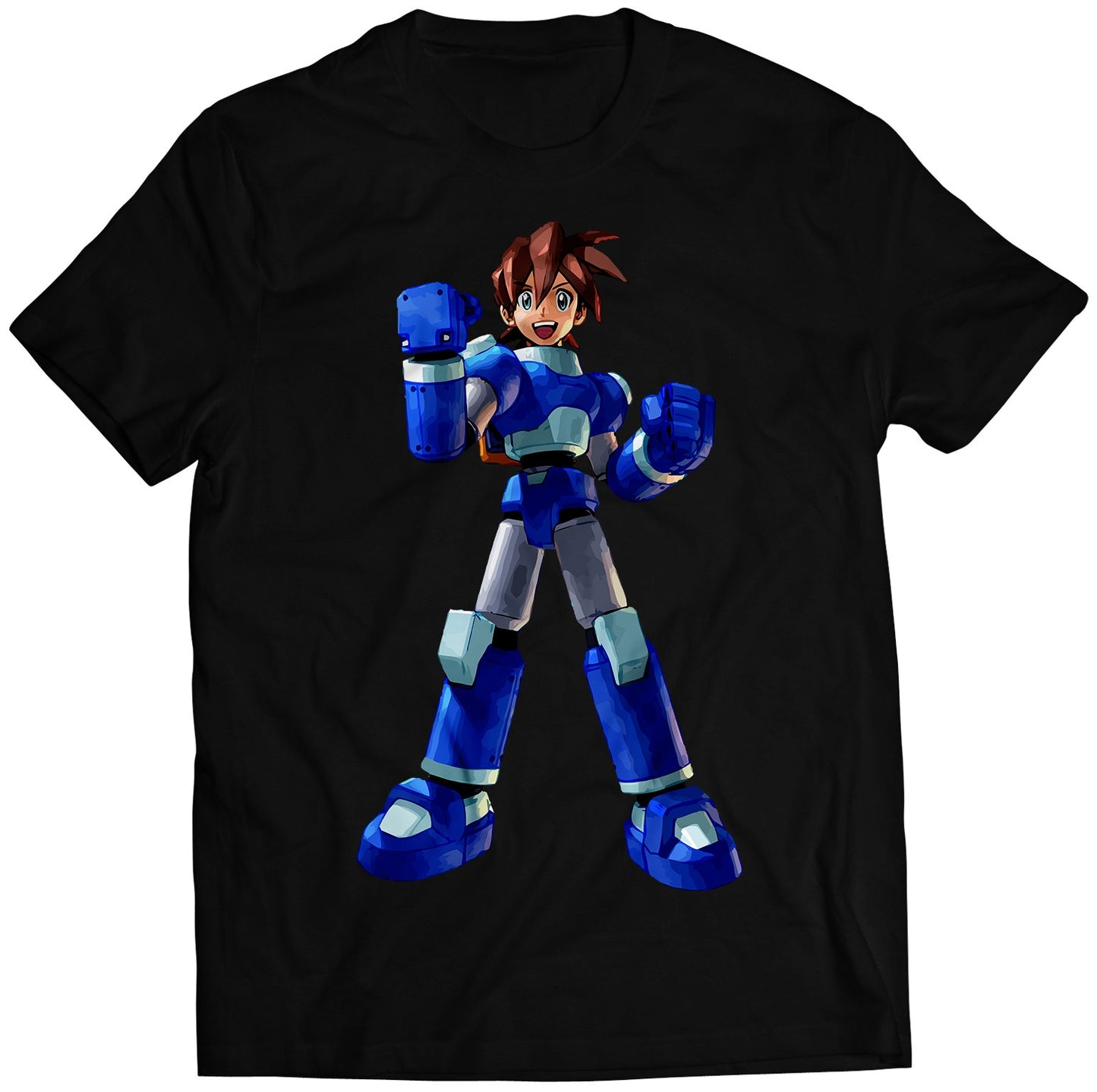 Mega Boy Rockboy Japanese Premium Unisex T-shirt (Vectorized Design)