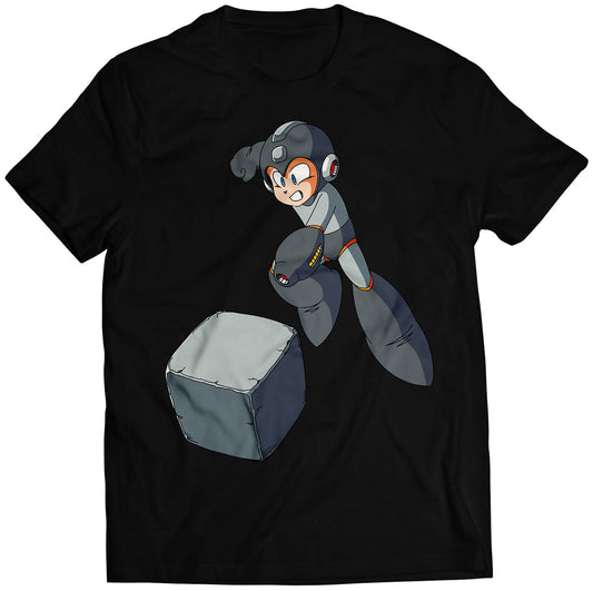 Concrete Shot Mega Boy Rockman Premium Unisex T-shirt (Vectorized Design)