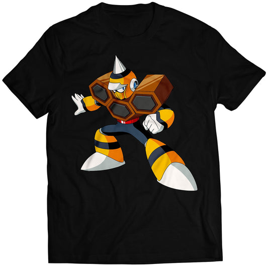 Hornet Mega Boy Rockman Premium Unisex T-shirt (Vectorized Design)