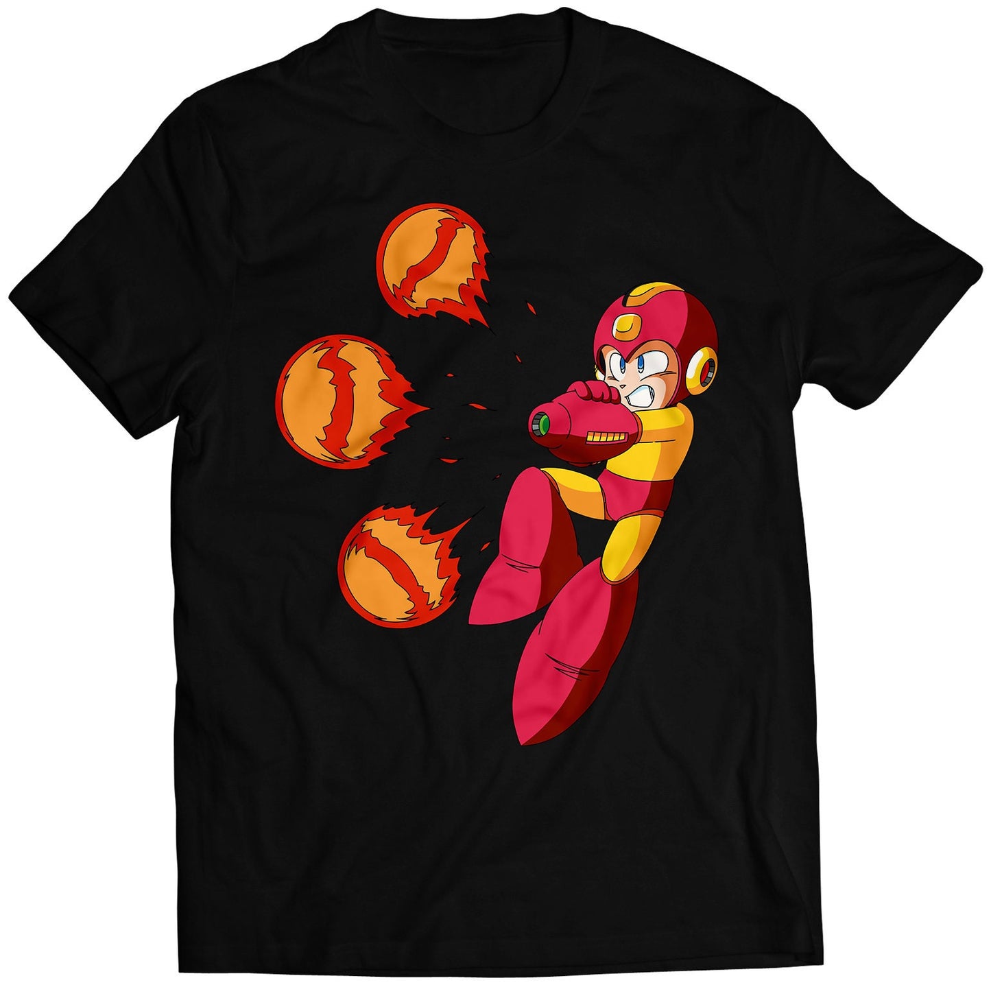 Magma Bazooka Mega Boy Rockman Premium Unisex T-shirt (Vectorized Design)