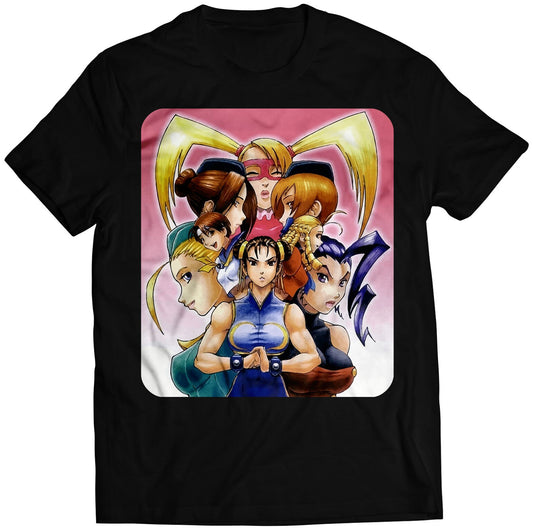 Street Girl Fighters Premium Unisex T-shirt (Vectorized Design)