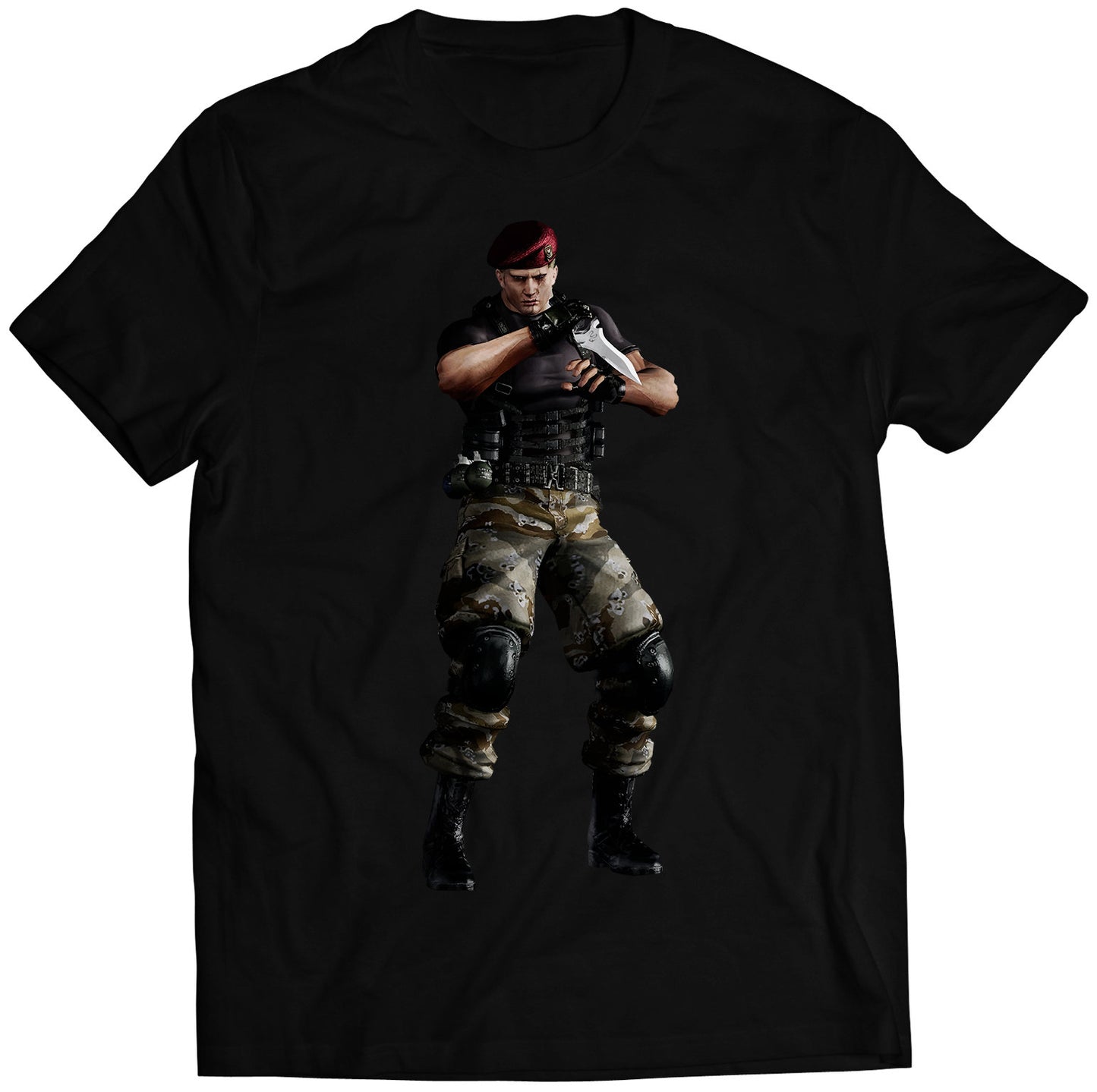 Jack Krauser Residence Evil 4 Premium Unisex T-shirt (Vectorized Design)