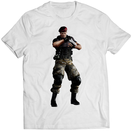 Jack Krauser Residence Evil 4 Premium Unisex T-shirt (Vectorized Design)