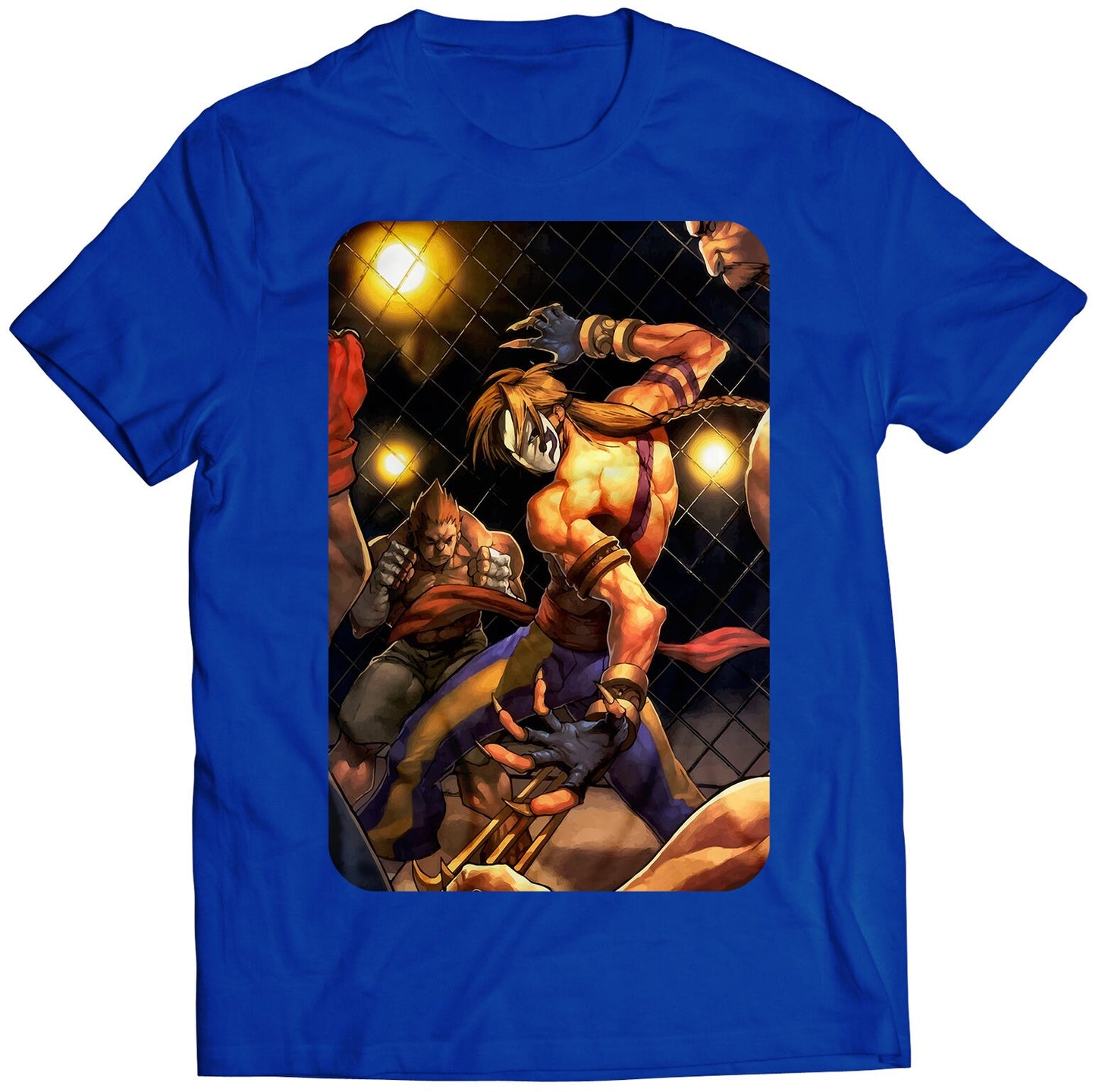 Vega Claw Cage Street Fighter Premium Unisex T-shirt (Vectorized Design)