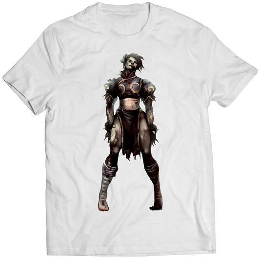 Chun Li Resident Zombie Street Evil Fighter Premium Unisex T-shirt (Vectorized Design)