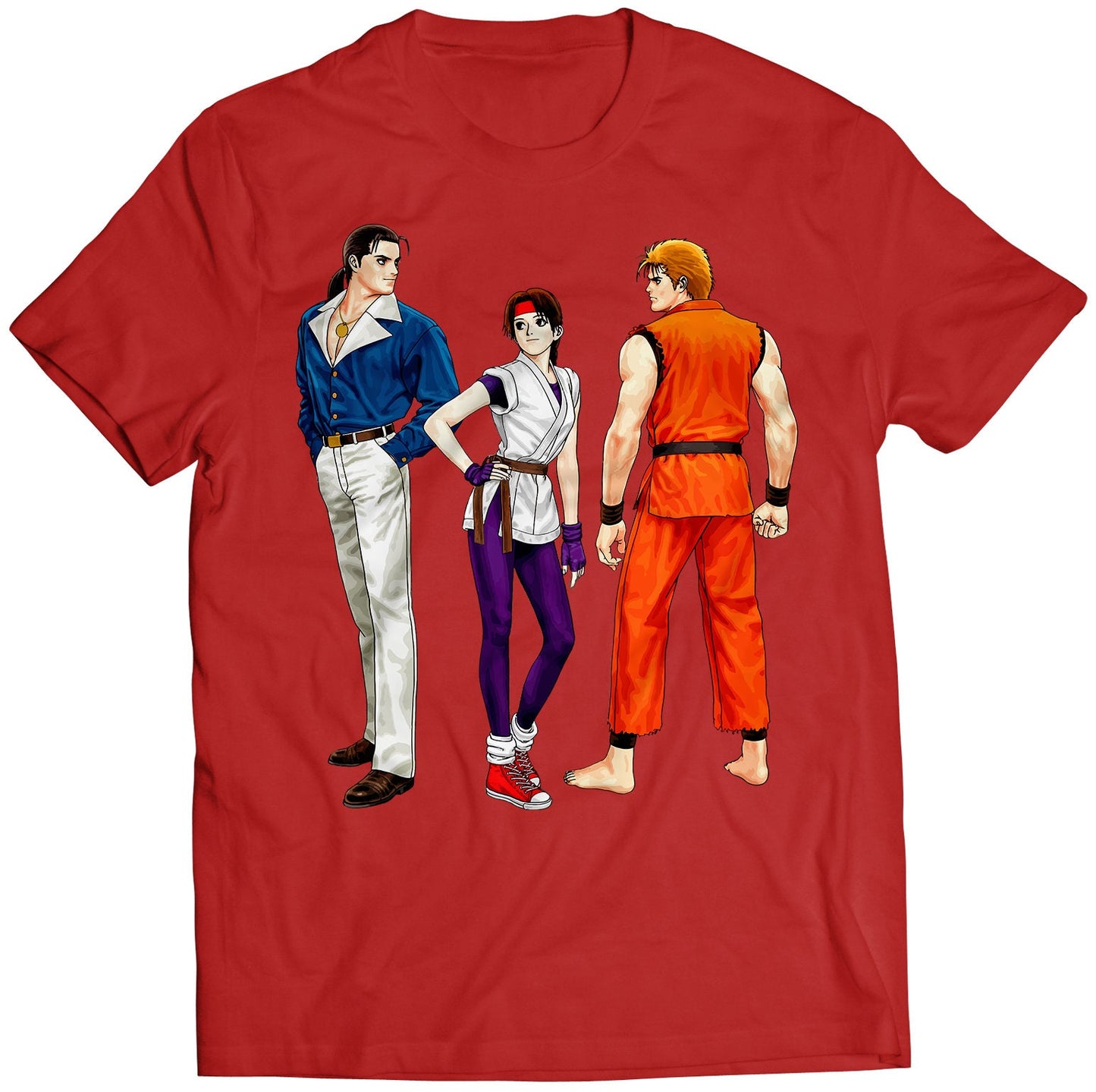 Team Art Of Fighting KOF98 Premium Unisex T-shirt (Vectorized Design)