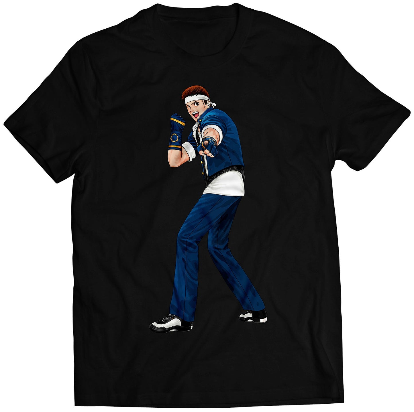 Shingo Yabuki KOF98 Premium Unisex T-shirt (Vectorized Design)