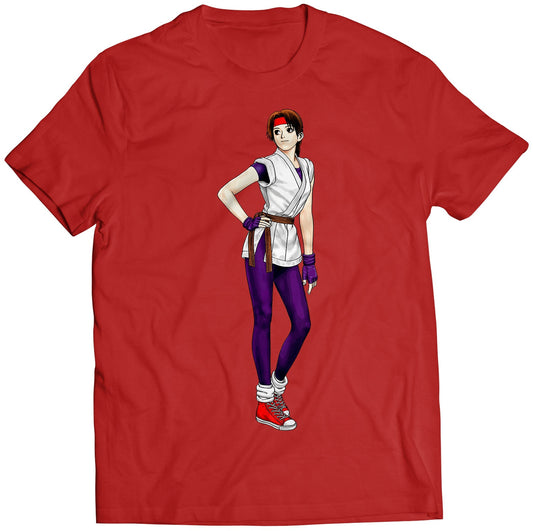 Yuri Sakazaki KOF98 Premium Unisex T-shirt (Vectorized Design)