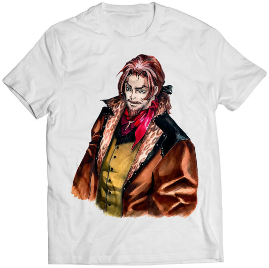 Julius Belmont Castle Vania Aria of Sorrow Premium Unisex T-shirt (Vectorized Design)