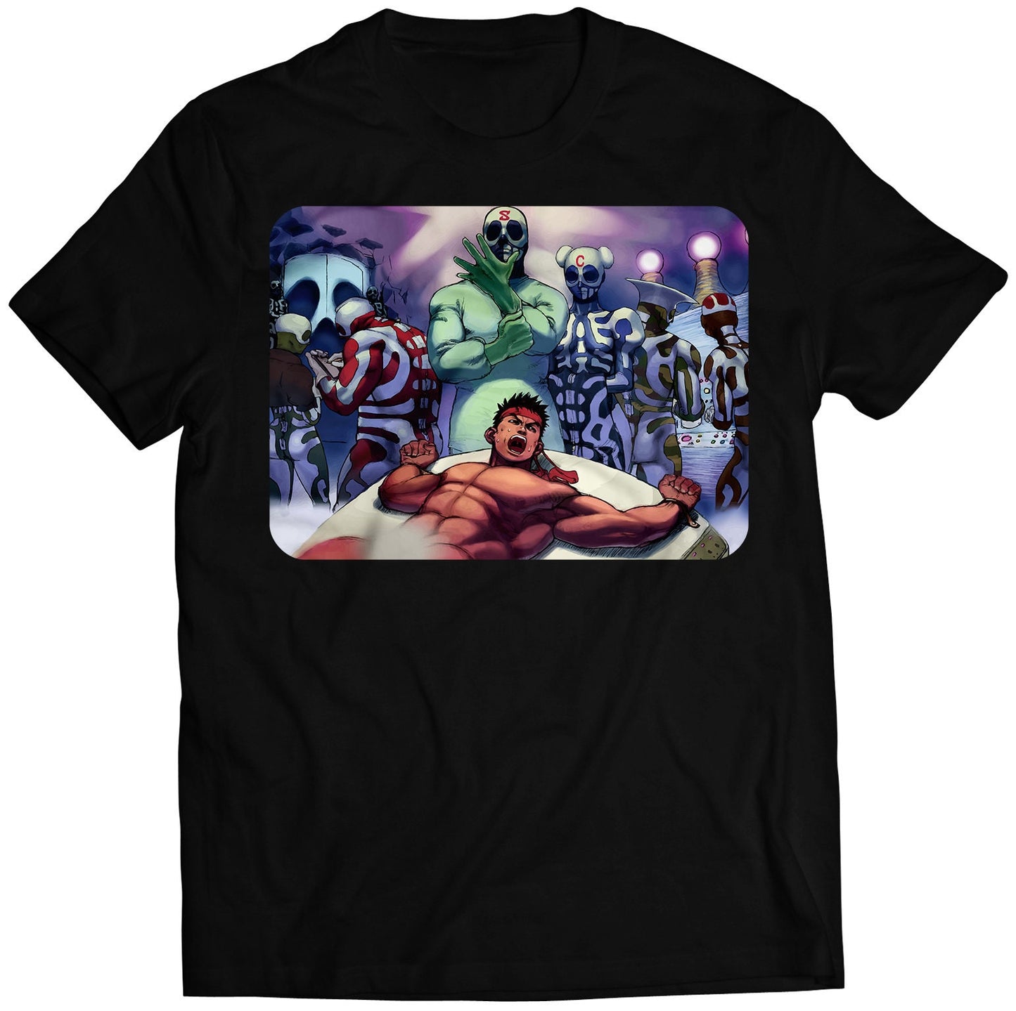 Ryu Getting Probed Street Fighter EX Premium Unisex T-shirt (Vectorized Design)