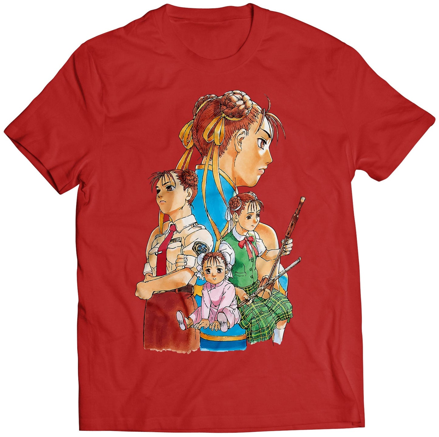 Chun Li Family Premium Unisex T-shirt (Vectorized Design)