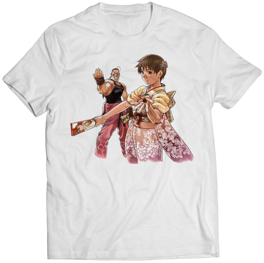 Dan Training With Waifu Premium Unisex T-shirt (Vectorized Design)