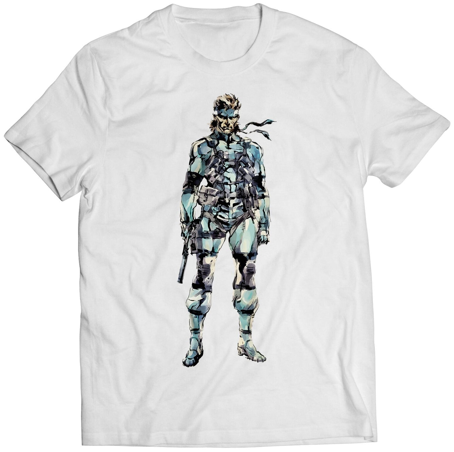 Solid Snake Iroquois Pliskin MGS Sons Of Liberty Premium Unisex T-shirt (Vectorized Design)