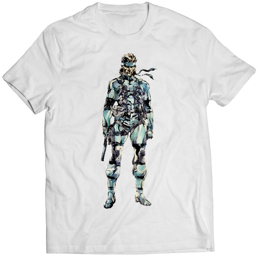 Solid Snake Iroquois Pliskin MGS Sons Of Liberty Premium Unisex T-shirt (Vectorized Design)