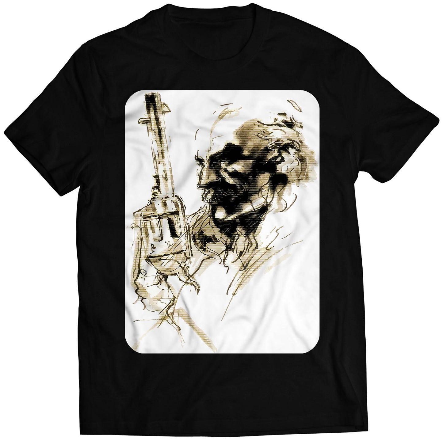 Shalashaska Revolver Ocelot V2 MGS Sons Of Liberty Premium Unisex T-shirt (Vectorized Design)