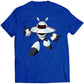 Galaxy Mega Boy Rockman Premium Unisex T-shirt (Vectorized Design)