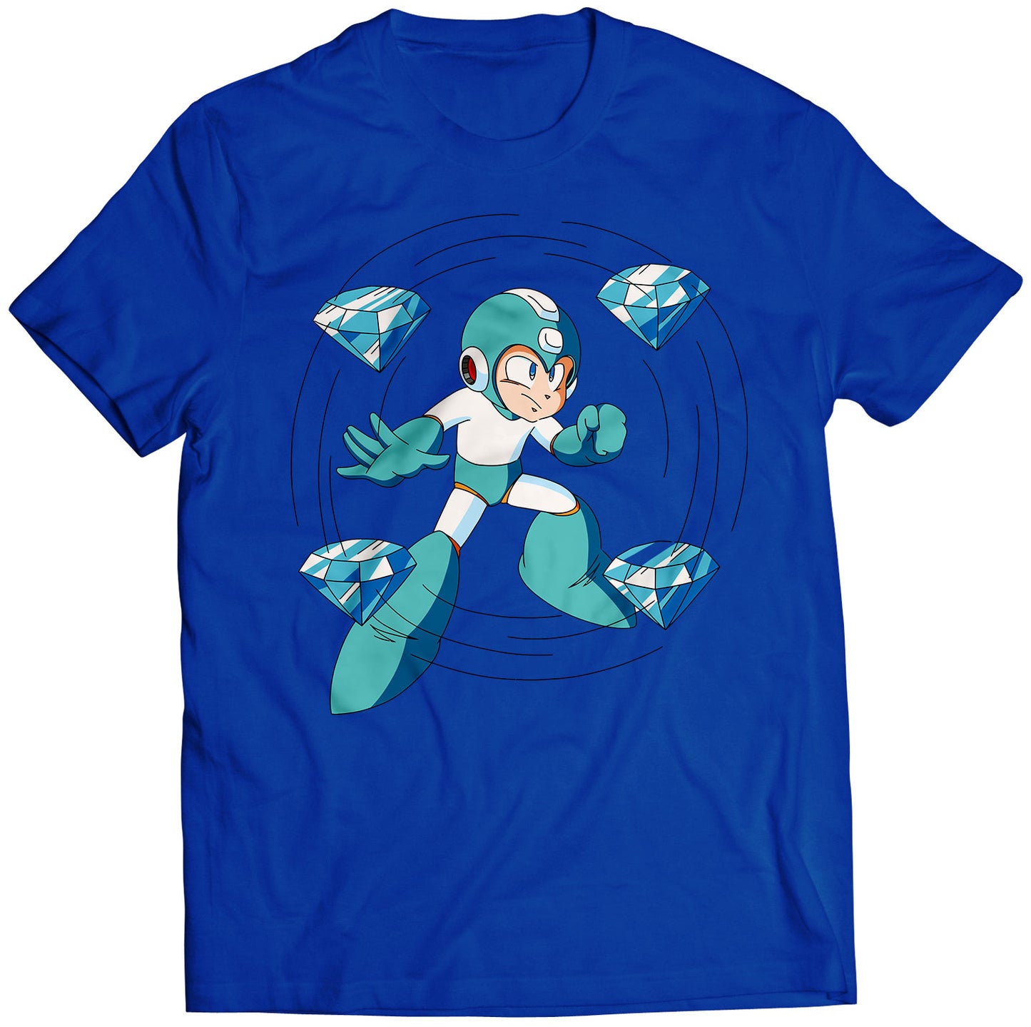 Jewel Satellite Mega Boy Rockman Premium Unisex T-shirt (Vectorized Design)