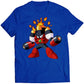 Magma Mega Boy Rockman Premium Unisex T-shirt (Vectorized Design)