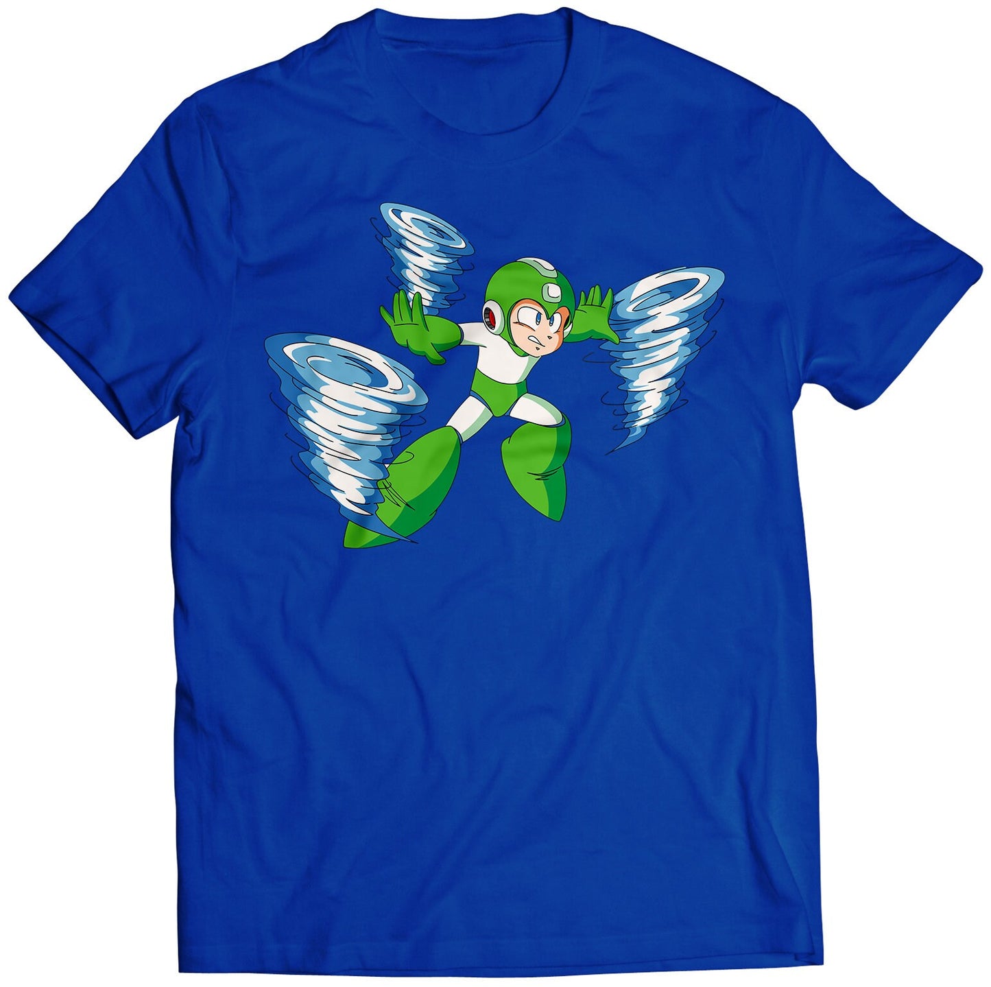 Tornado Blow Mega Boy Rockman Premium Unisex T-shirt (Vectorized Design)