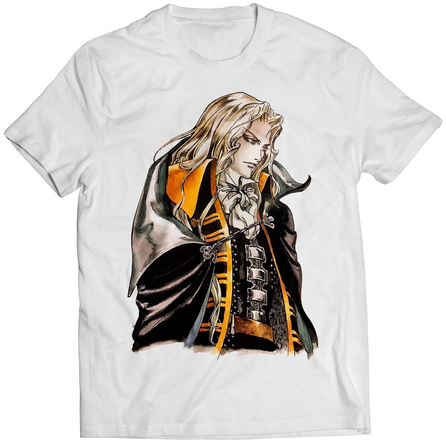 Alucard Castle Vania Symphony Of The Night Premium Unisex T-shirt (Vectorized Design)