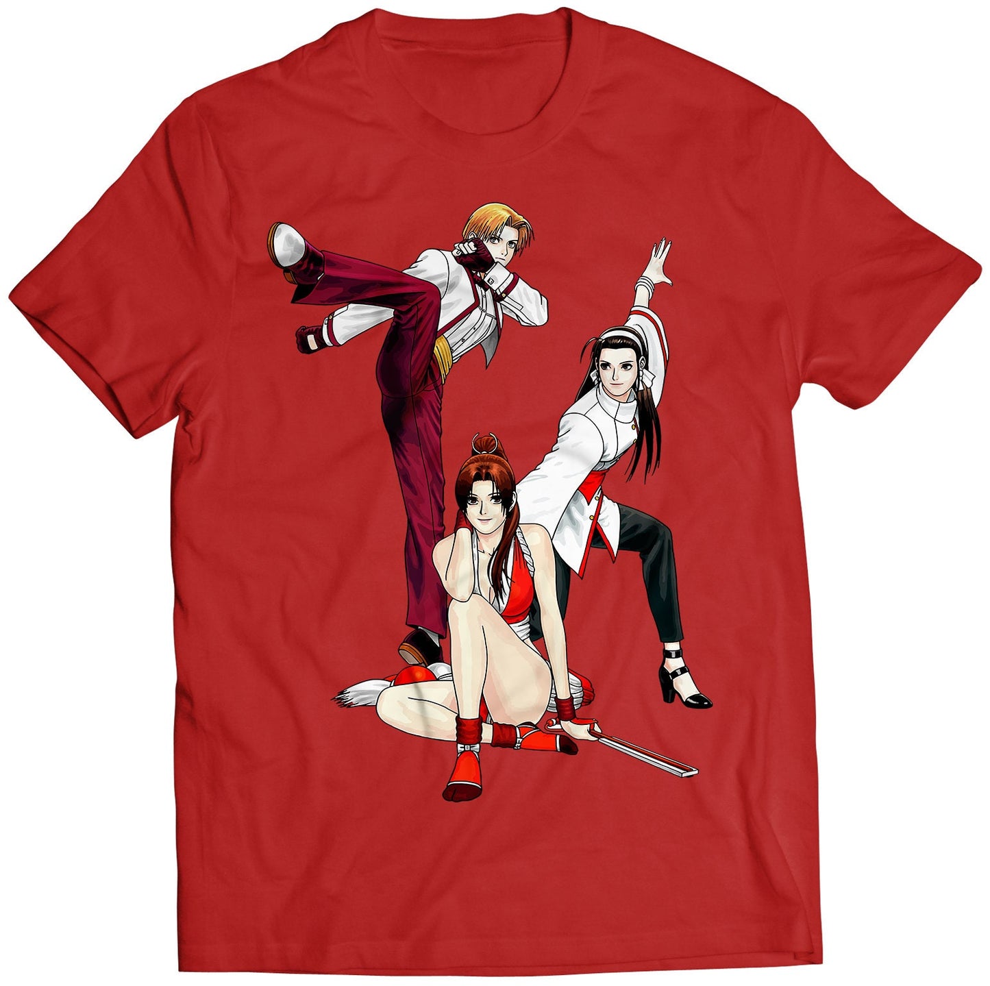 Team Ladies Fight Night KOF98 Premium Unisex T-shirt (Vectorized Design)