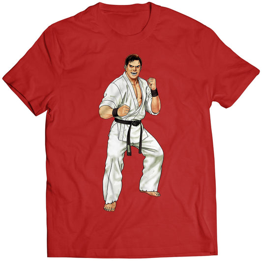 Takuma Sakazaki KOF98 Premium Unisex T-shirt (Vectorized Design)