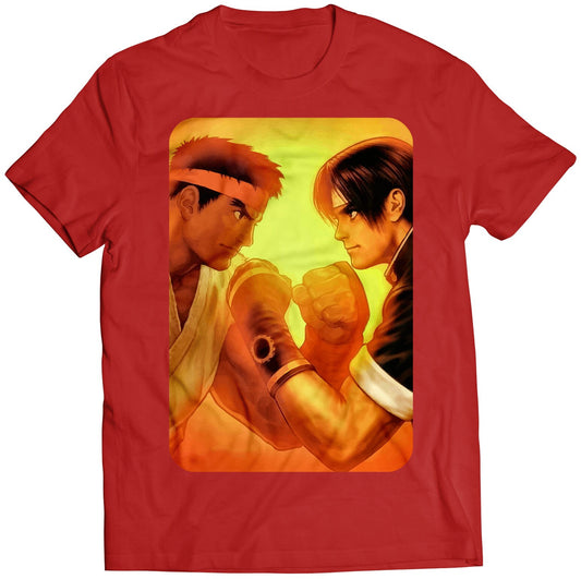 Ryu & Kyo Hand Shake Premium Unisex T-shirt (Vectorized Design)