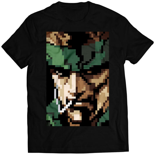 OG MGS Snake Smokin Premium Unisex T-shirt (Vectorized Design)