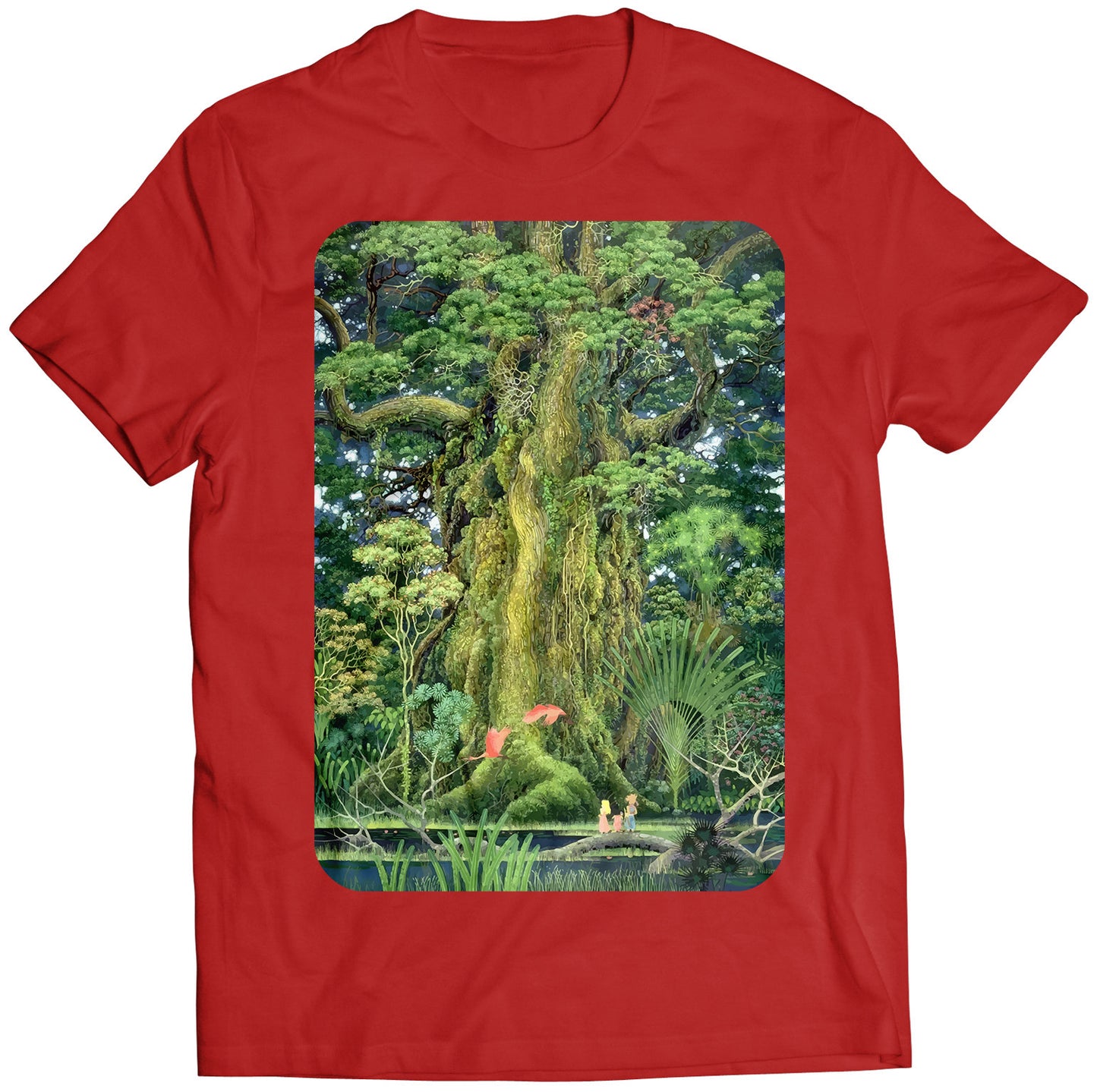 Secret Of Mana Tree Premium Unisex T-shirt (Vectorized Design)