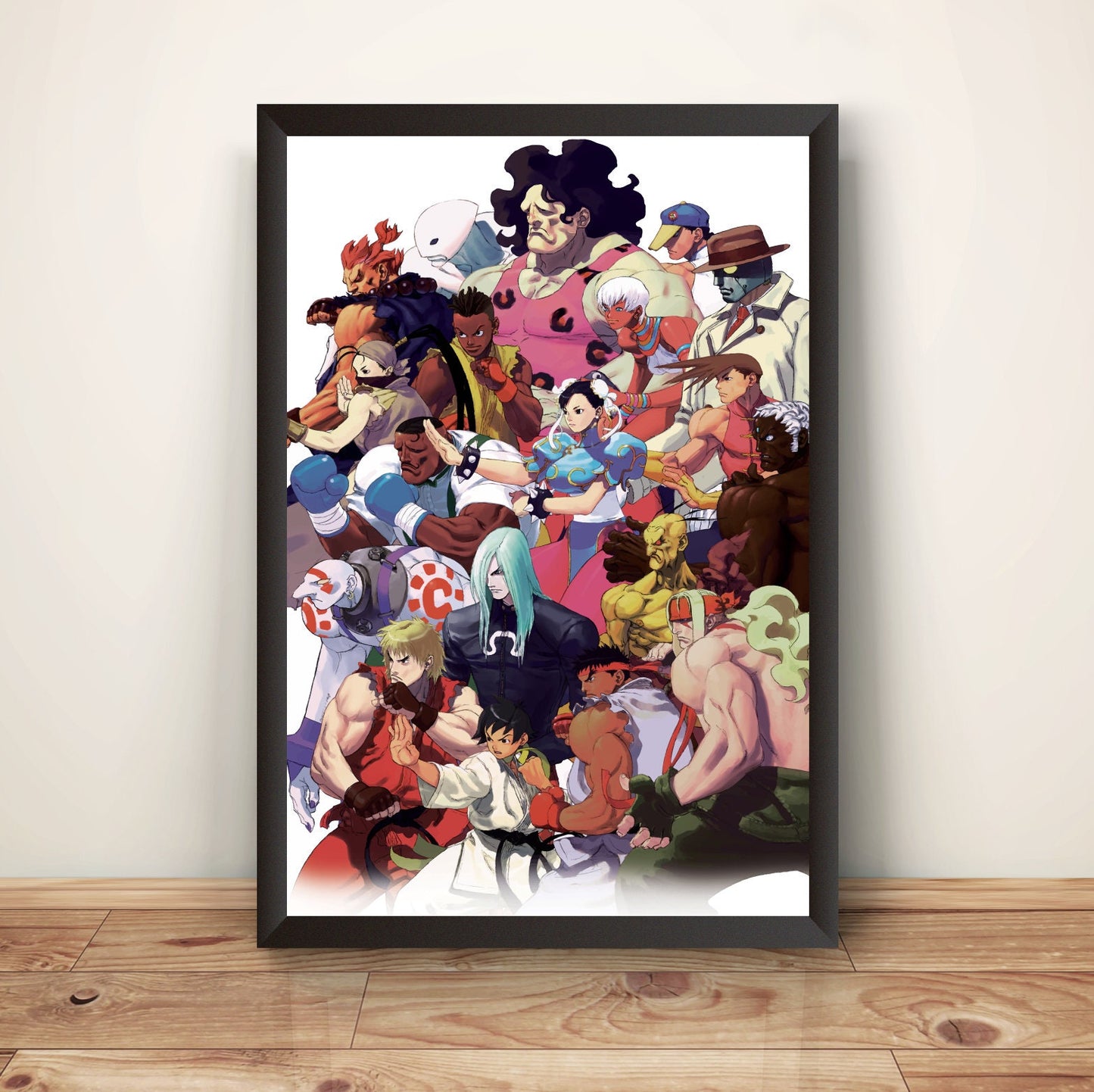 Street Fighting 3s Third Strike V1 Premium Poster (Vectorized Design)