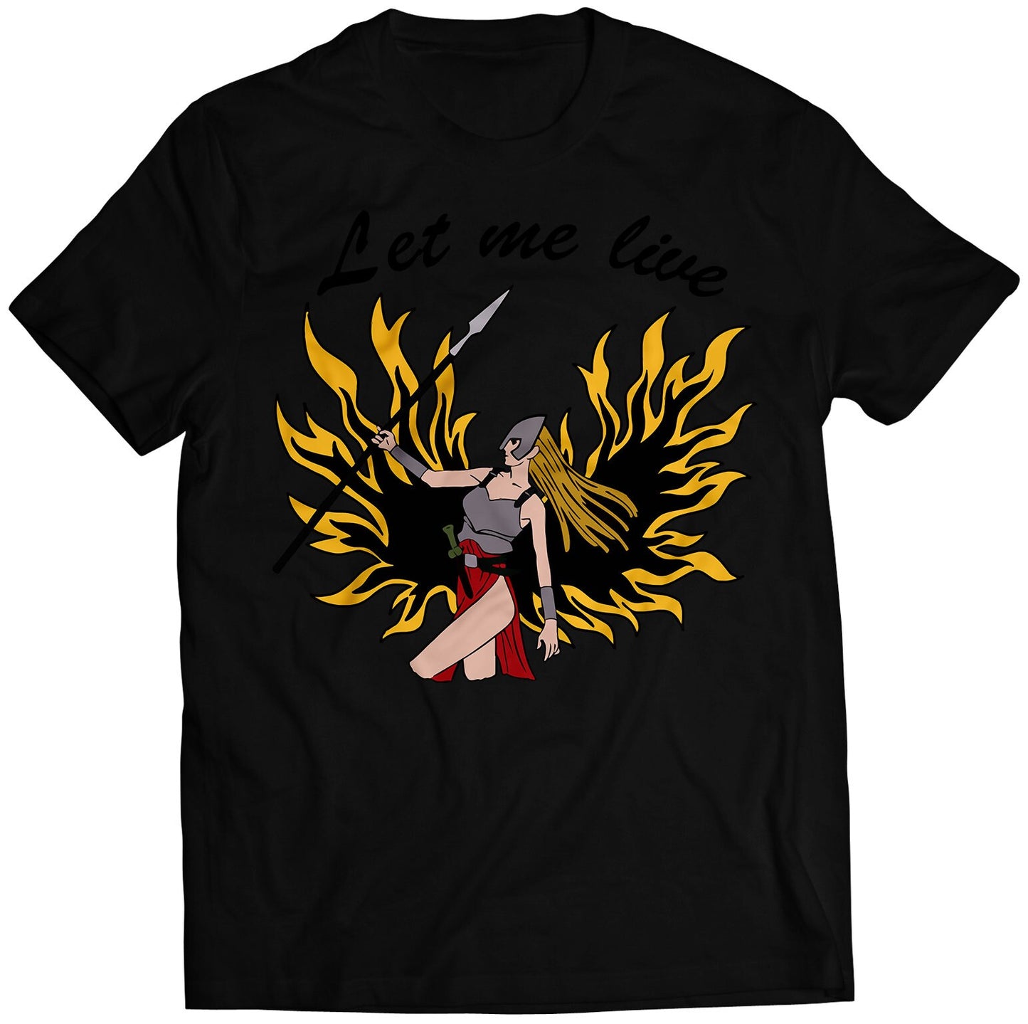 Let Me Live V1 Residence Evil Premium Unisex T-shirt (Vectorized Design)