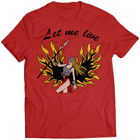 Let Me Live V1 Residence Evil Premium Unisex T-shirt (Vectorized Design)