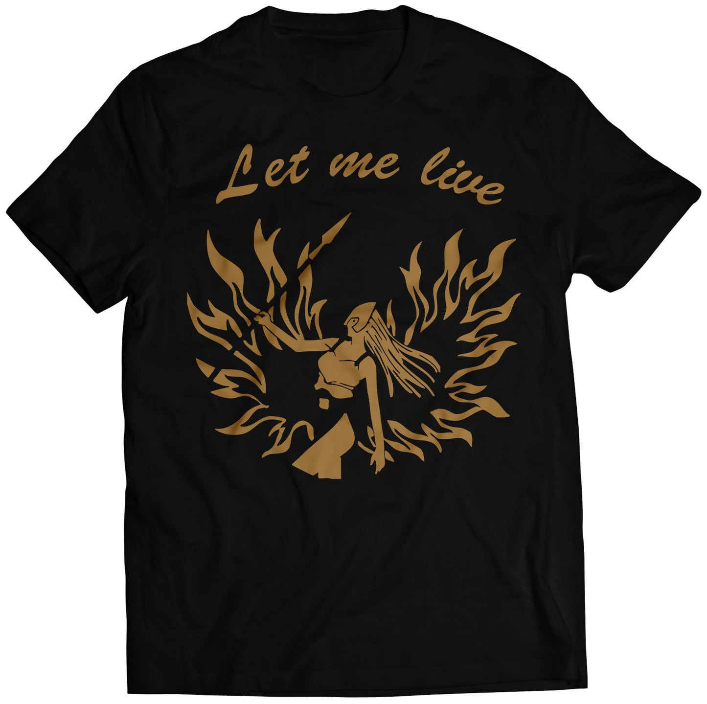 Let Me Live V2 Residence Evil Premium Unisex T-shirt (Vectorized Design)