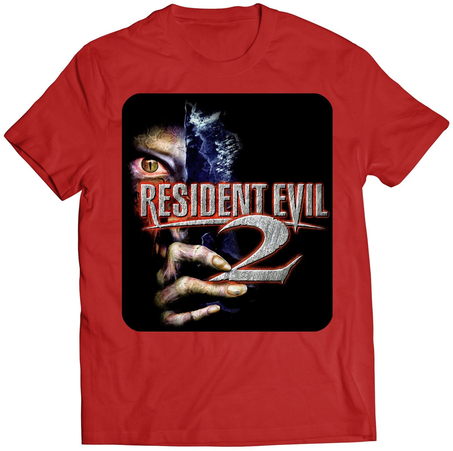 Residence Evil 2 Zombie Face V2 Premium Unisex T-shirt (Vectorized Design)