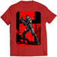 MGS Snake Red Stealth Premium Unisex T-shirt (Vectorized Design)