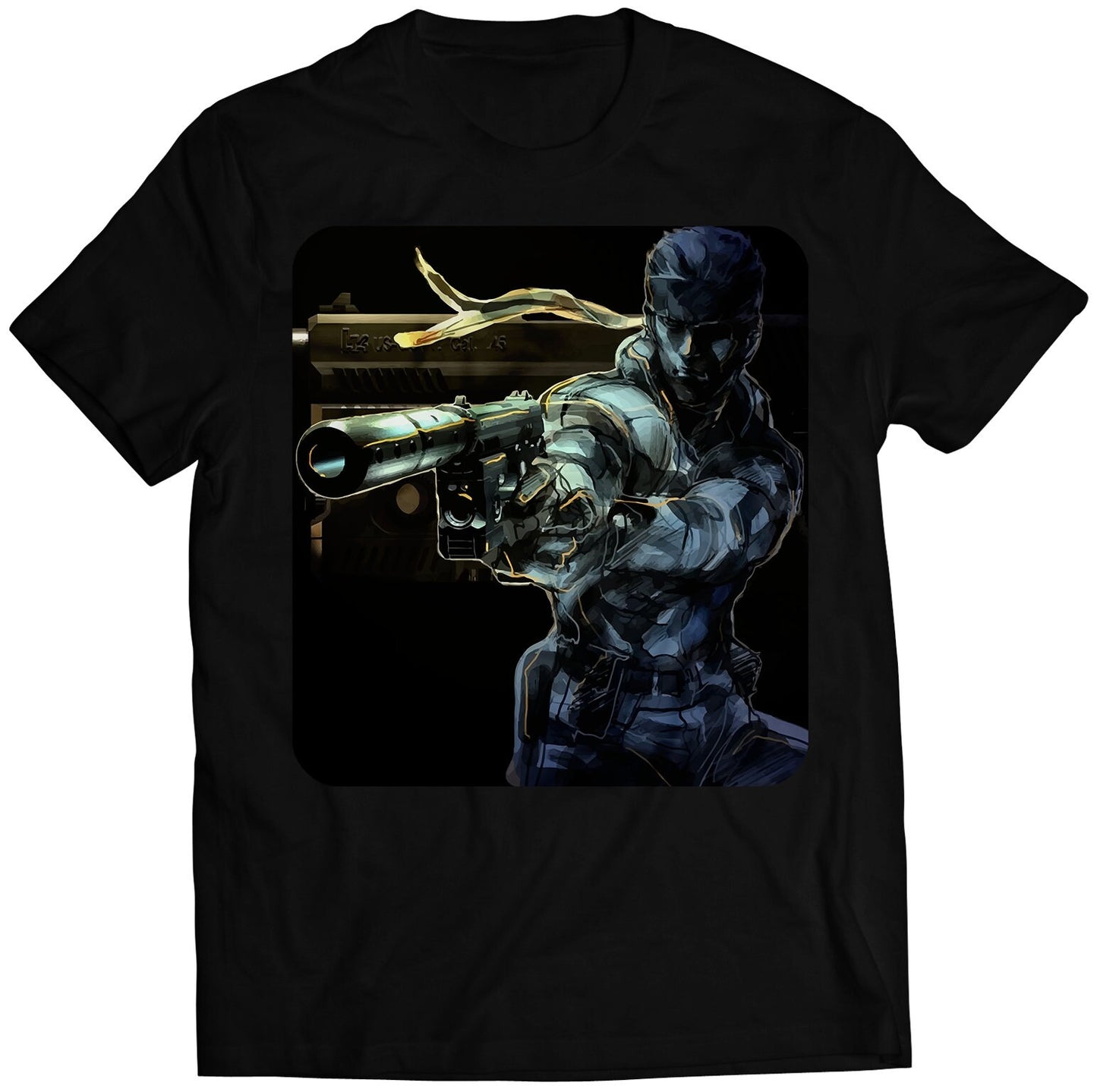 MGS Snake Socom PewPew Premium Unisex T-shirt (Vectorized Design)