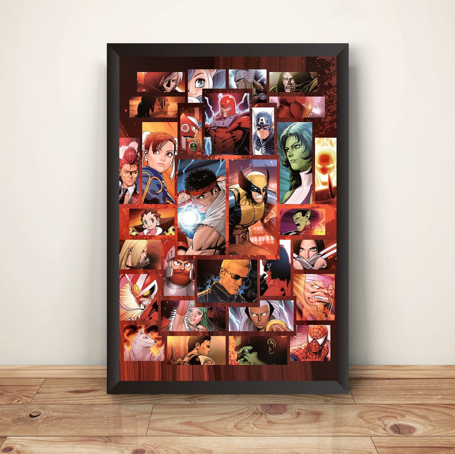 Mahvel VS Capcom 3 V2 Premium Poster.