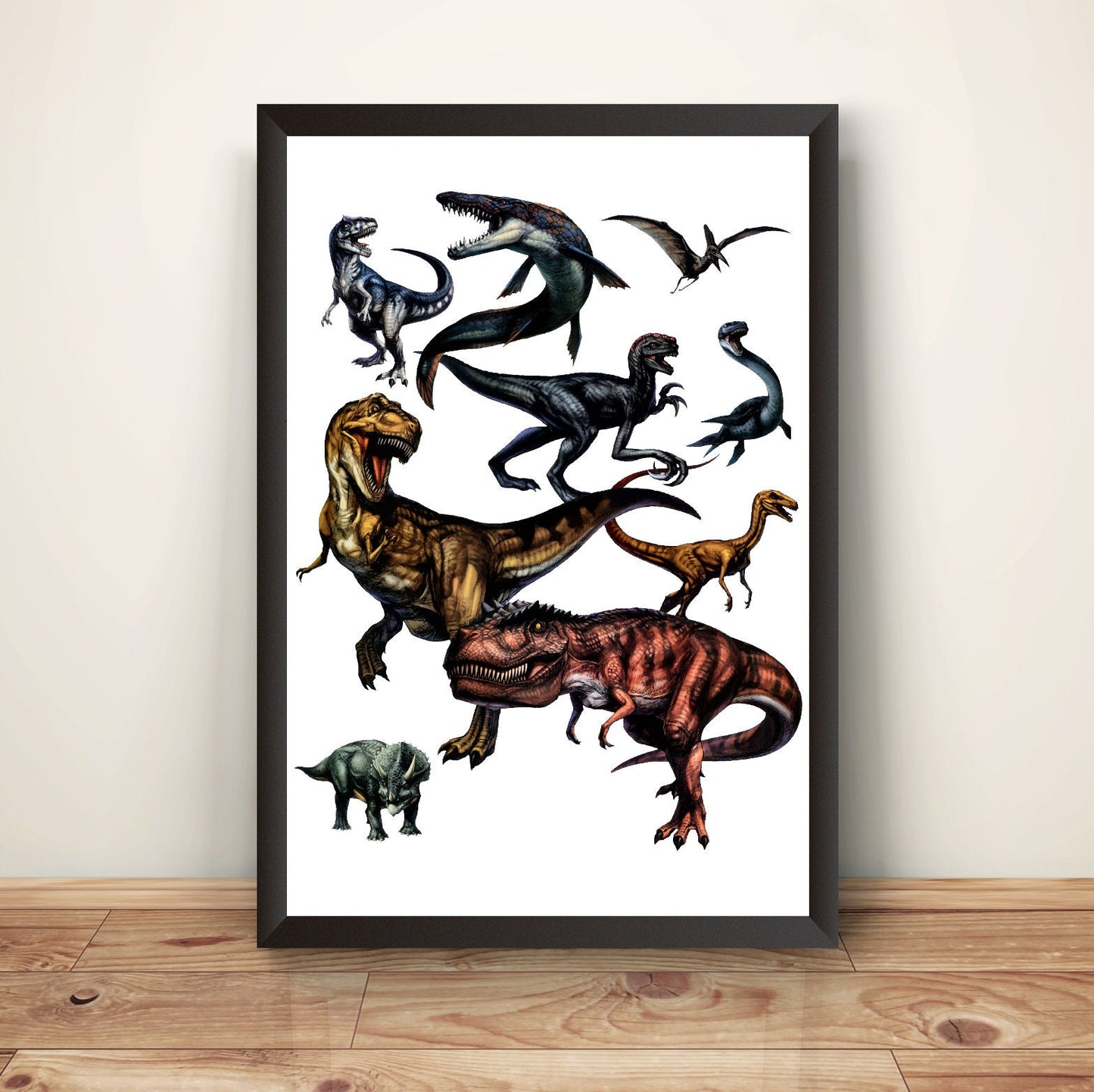 Dinosaur Crisis Premium Poster (Vectorized Design)