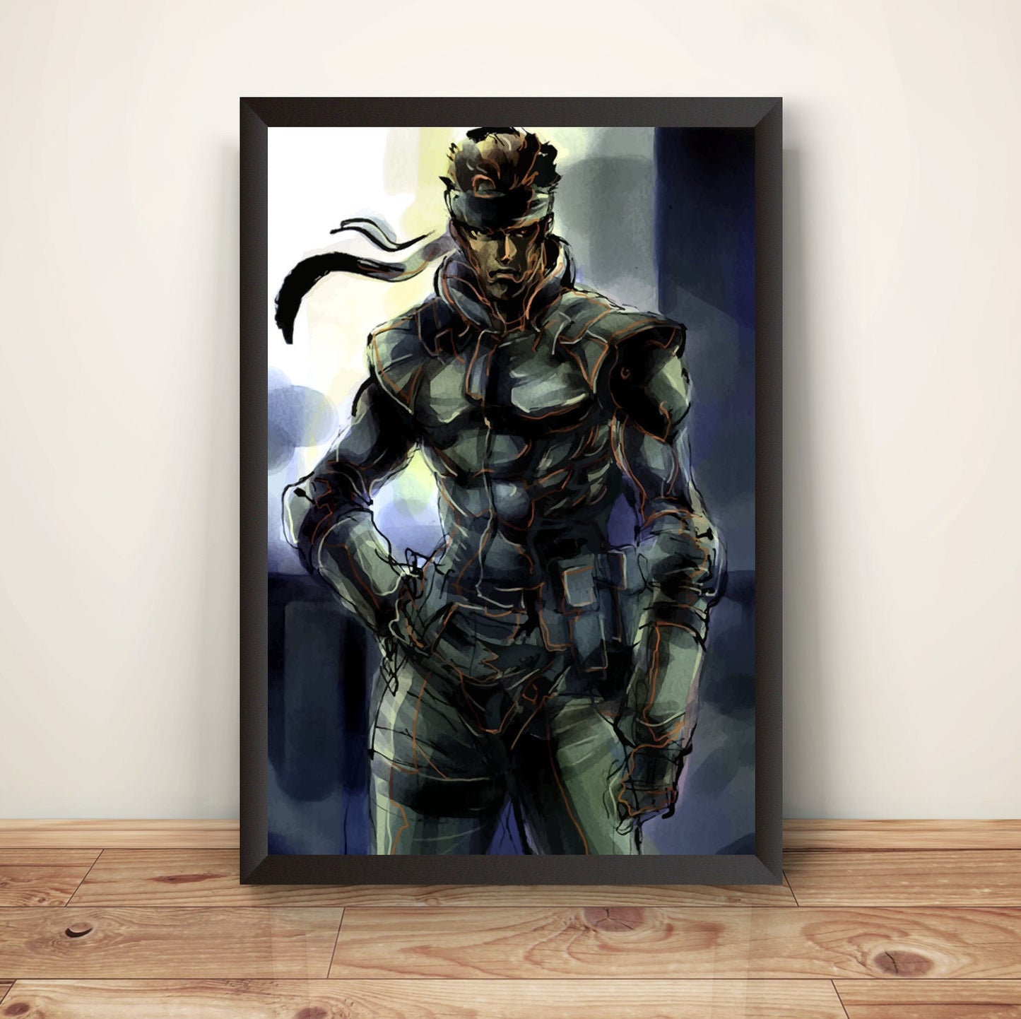 MGS Snake V4 Premium Poster.