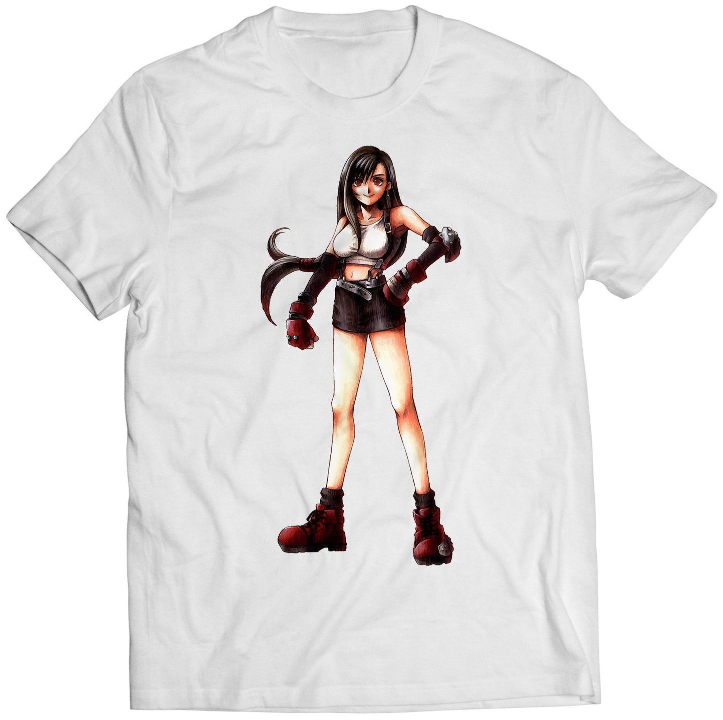 Tifa Lockhart FF7 VII Premium Unisex T-shirt (Vectorized Design)